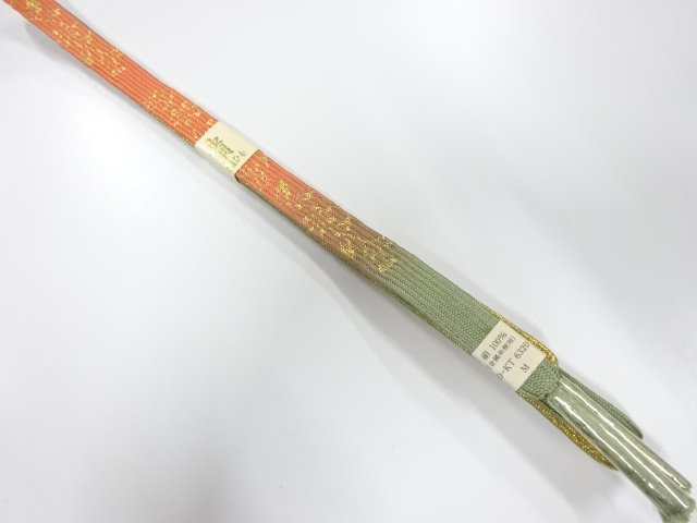 JAPANESE KIMONO / UNUSED KOREI HAND-TIED OBIJIME